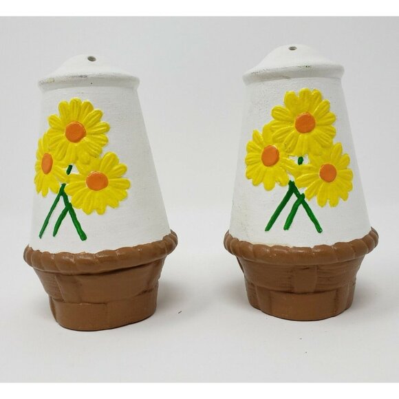 Salt & Pepper Shakers Sunflowers - Picture 1 of 4